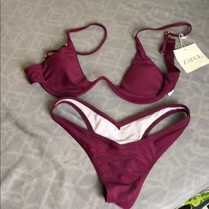New zaful bikini in merlot